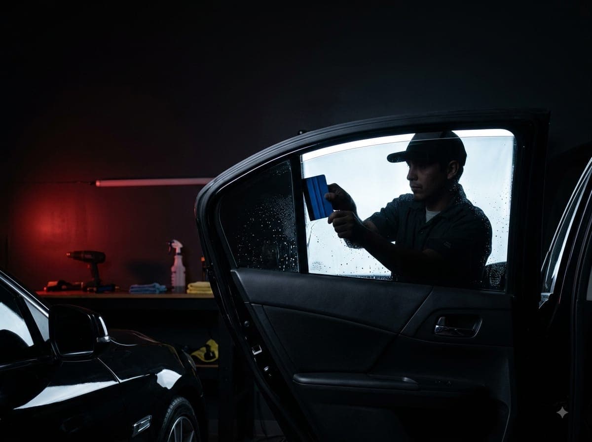 Automotive window tint installation in Danbury, CT